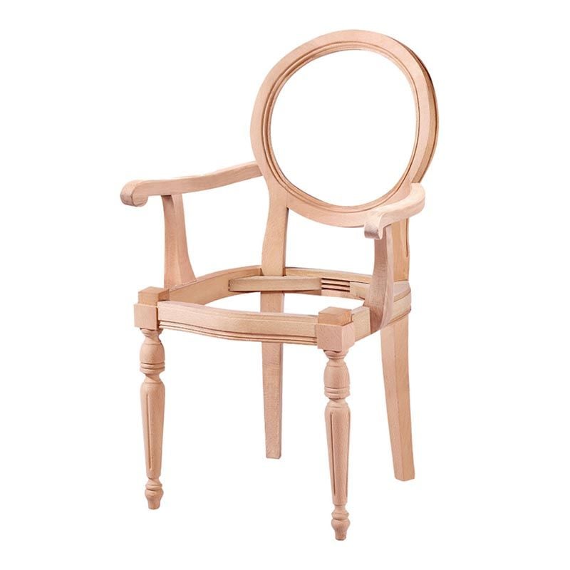 Aras Ham Kollu Ahşap Sandalye