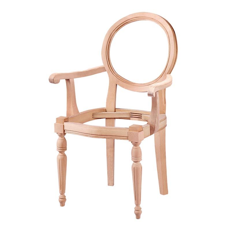 Aras Ham Kollu Ahşap Sandalye