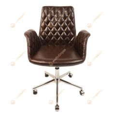 Begüm X Kapitoneli Çalışma Koltuğu Kahve