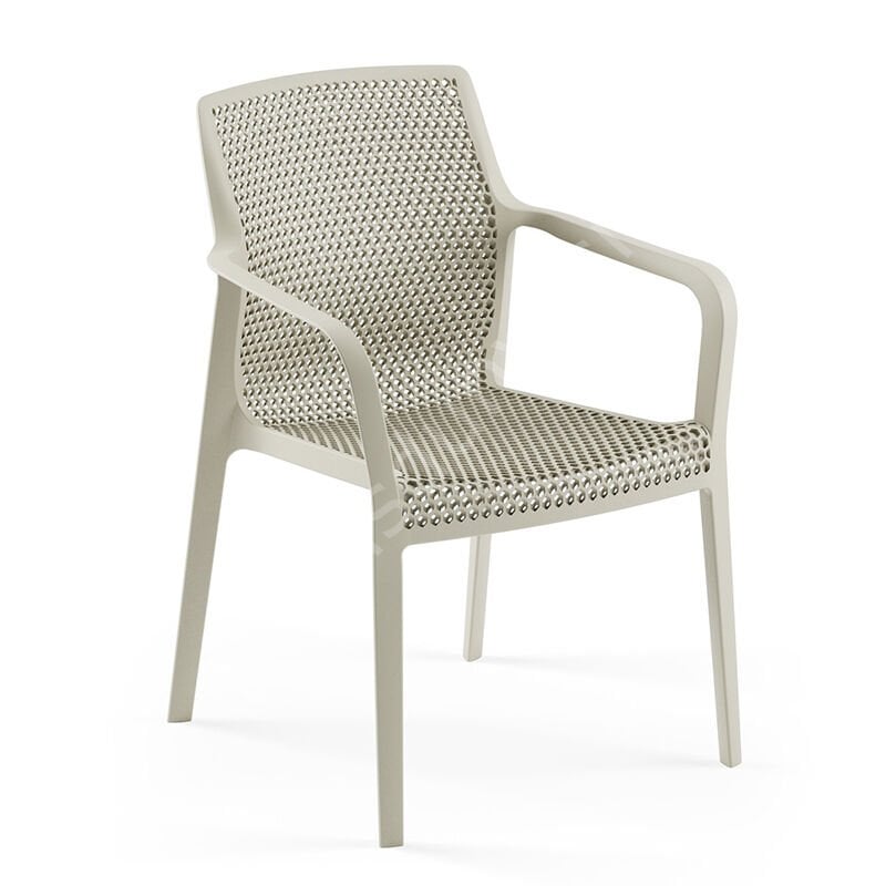 Briza PP Kollu Dış Mekan Sandalyesi Bej