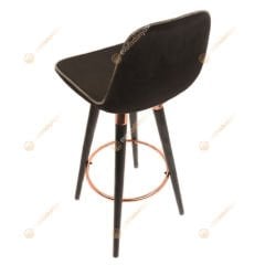 Stic Ahşap Ayaklı Bar Sandalyesi