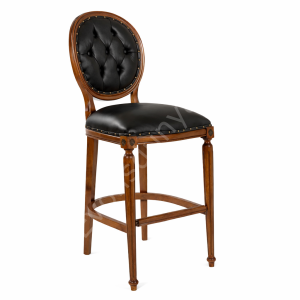 Tornalı Ahap Lüx Bar Sandalyesi