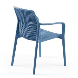 Briza PP Kollu Dış Mekan Sandalyesi Saks Mavi