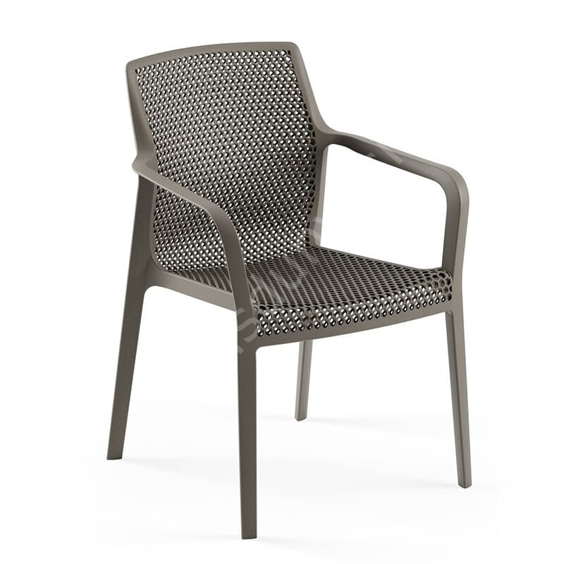 Briza PP Kollu Dış Mekan Sandalyesi Vizon