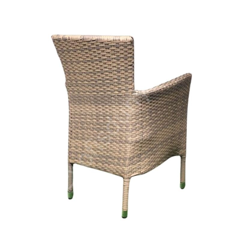 Rattan Örgülü Bahçe Koltuğu Kahve