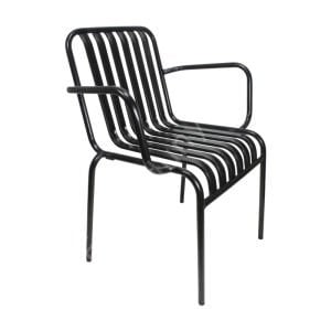 Espresso Kollu Metal Sandalye