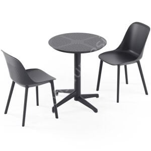 Moon Ø60 2 Kişilik Sabit Kafe Masa Takımı