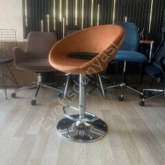 Song Boru Ayaklı Bar Sandalyesi Kiremit