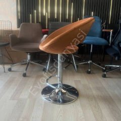 Song Boru Ayaklı Bar Sandalyesi Kiremit