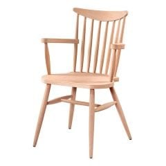 Kırlangıç Ham Ahşap Kollu Sandalye