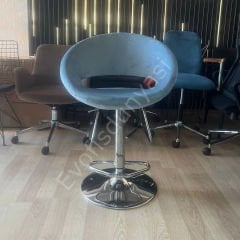 Song Boru Ayaklı Bar Sandalyesi Bebe Mavisi