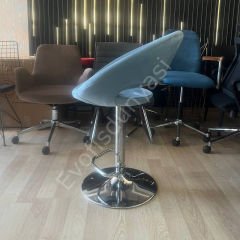 Song Boru Ayaklı Bar Sandalyesi Bebe Mavisi