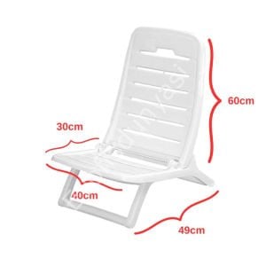 Katlanır Plastik Plaj Sandalyesi