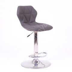 High Desenli Bar Sandalyesi