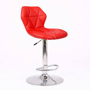 High Desenli Bar Sandalyesi