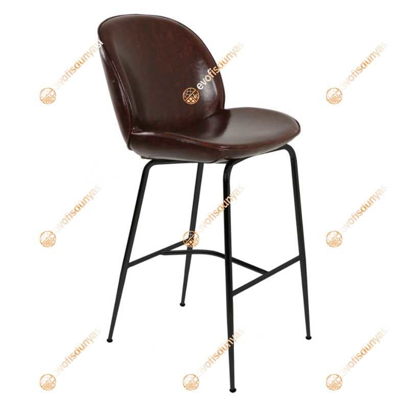 Tyler Boyalı Ayak Bar Sandalyesi