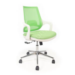 Regal Krom Ayaklı Çalışma Koltuğu Beyaz