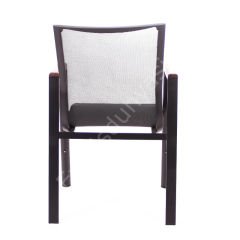 Look Fileli Dış Mekan Sandalyesi Siyah