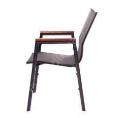 Look Fileli Dış Mekan Sandalyesi Siyah