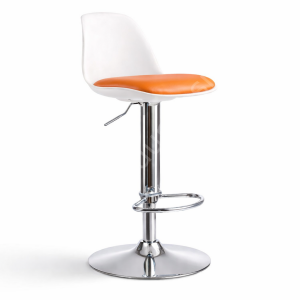 Vegas Beyaz Modern Tepsi Ayaklı Bar Sandalyesi