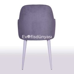 Chen Torna Ayaklı Ahşap Sandalye Gri