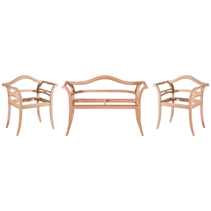 Tornalı Markiz Ham Ahşap Çay Takımı