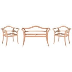 Tornalı Markiz Ham Ahşap Çay Takımı