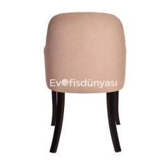 Chen Lükens Ayak Ahşap Sandalye Krem