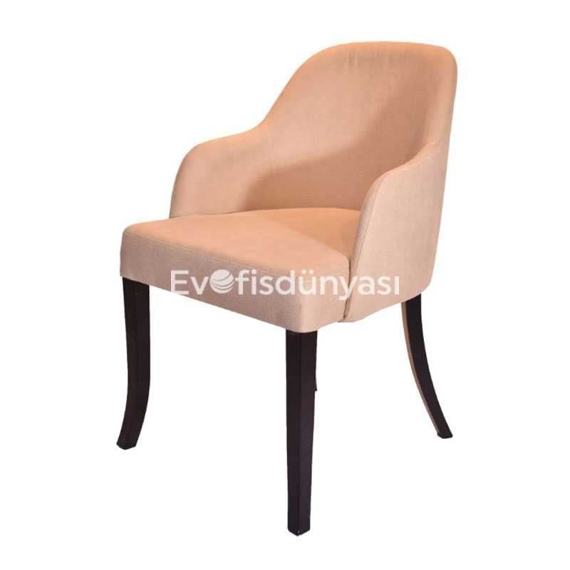 Chen Lükens Ayak Ahşap Sandalye Krem