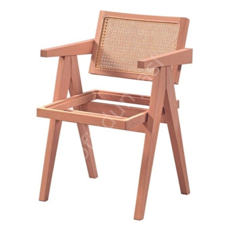 Mayer Hazeranlı Ham Ahşap Sandalye