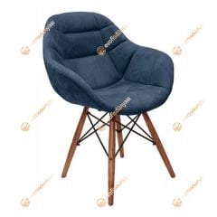 Arf Ceviz Ahşap Ayaklı Cafe Sandalyesi