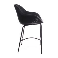 Arf Metal Ayak Bar Sandalyesi 65 cm - Siyah
