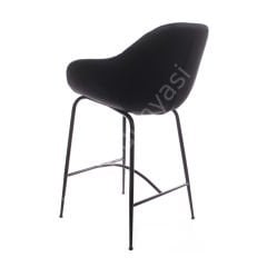 Arf Metal Ayak Bar Sandalyesi 65 cm - Siyah
