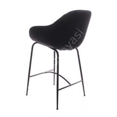 Arf Metal Ayak Bar Sandalyesi 75 cm - Siyah