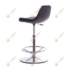 Mini Lodi Krom Tepsi Ayaklı Bar Sandalyesi