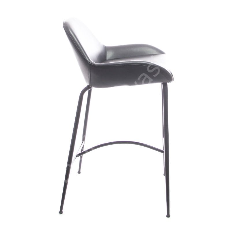 Aura Metal Ayak Bar Sandalyesi 75 cm - Siyah