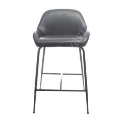 Aura Metal Ayak Bar Sandalyesi 75 cm - Siyah