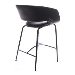 Ciro Metal Ayaklı Bar Sandalyesi 65 - Siyah