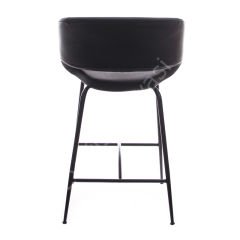 Ciro Metal Ayaklı Bar Sandalyesi 75 - Siyah
