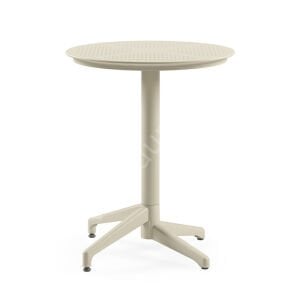 Moon Yuvarlak 60 cm Sabit Kafe Masası Bej