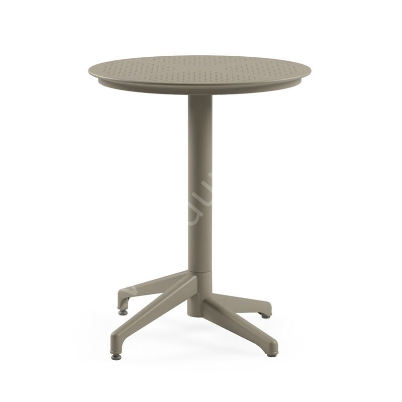 Moon Yuvarlak 60 cm Sabit Kafe Masası Vizon