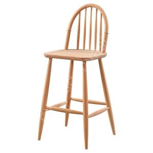 Eyfel Ham Ahşap Bar Sandalyesi