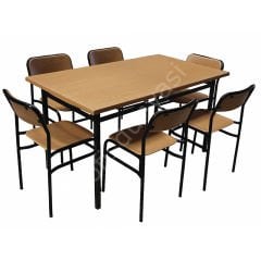 Verzalit Yemekhane Masası Takımı 70x120