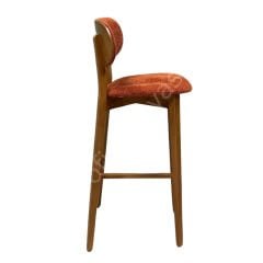 Alkar Ahşap Bar Sandalyesi