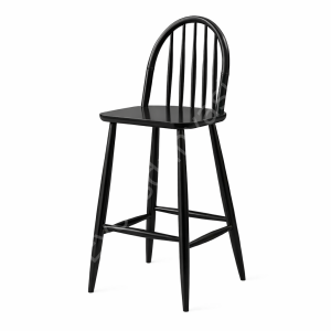 Eyfel Ahşap Bar Sandalyesi