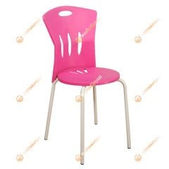 Linda Plastik Sandalye Pembe