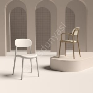 Ale PP Cafe Sandalyesi Gri