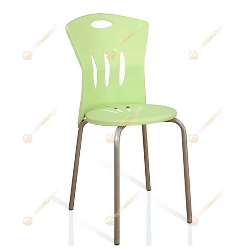 Linda Plastik Sandalye Yeşil