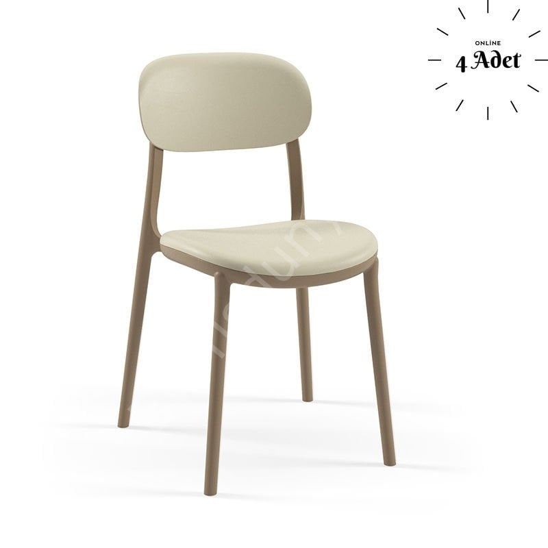 Ale PP Cafe Sandalyesi Bej