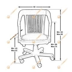 Senyör Ahşap Müdür Koltuğu